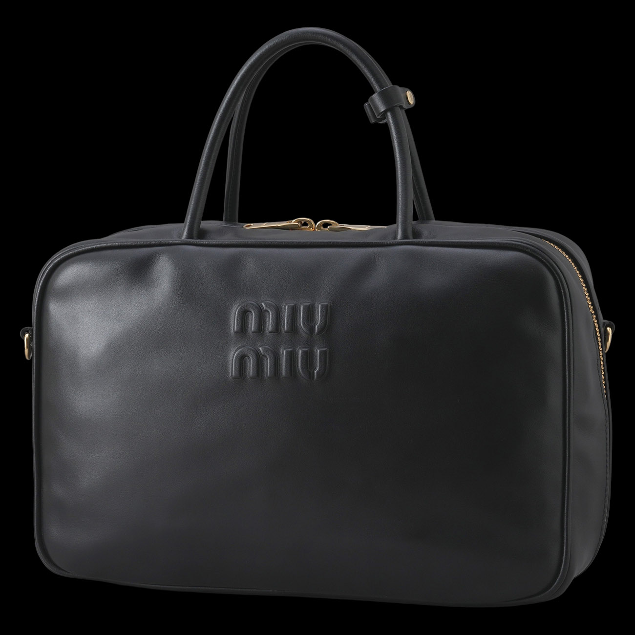 MIU MIU(USED)미우미우 5BB117 앰보 로고 볼링백